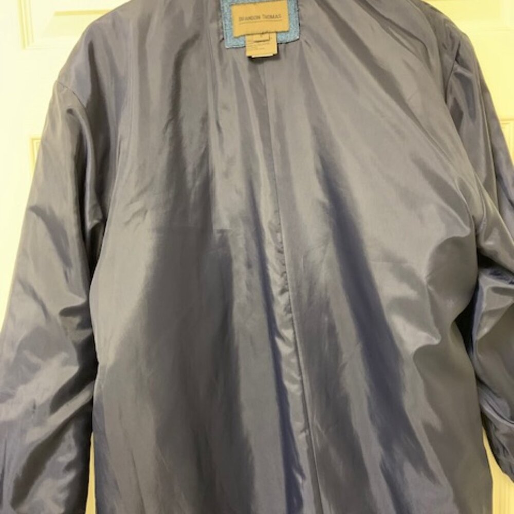 Vintage Brandon Thomas 100% Denim blue Chore Barn jacket w lining - Picture 11 of 11